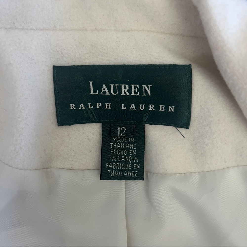 Lauren Ralph Lauren Women’s Wool Angora Rabbit Hair Blend Size 12 - Picture 3 of 5